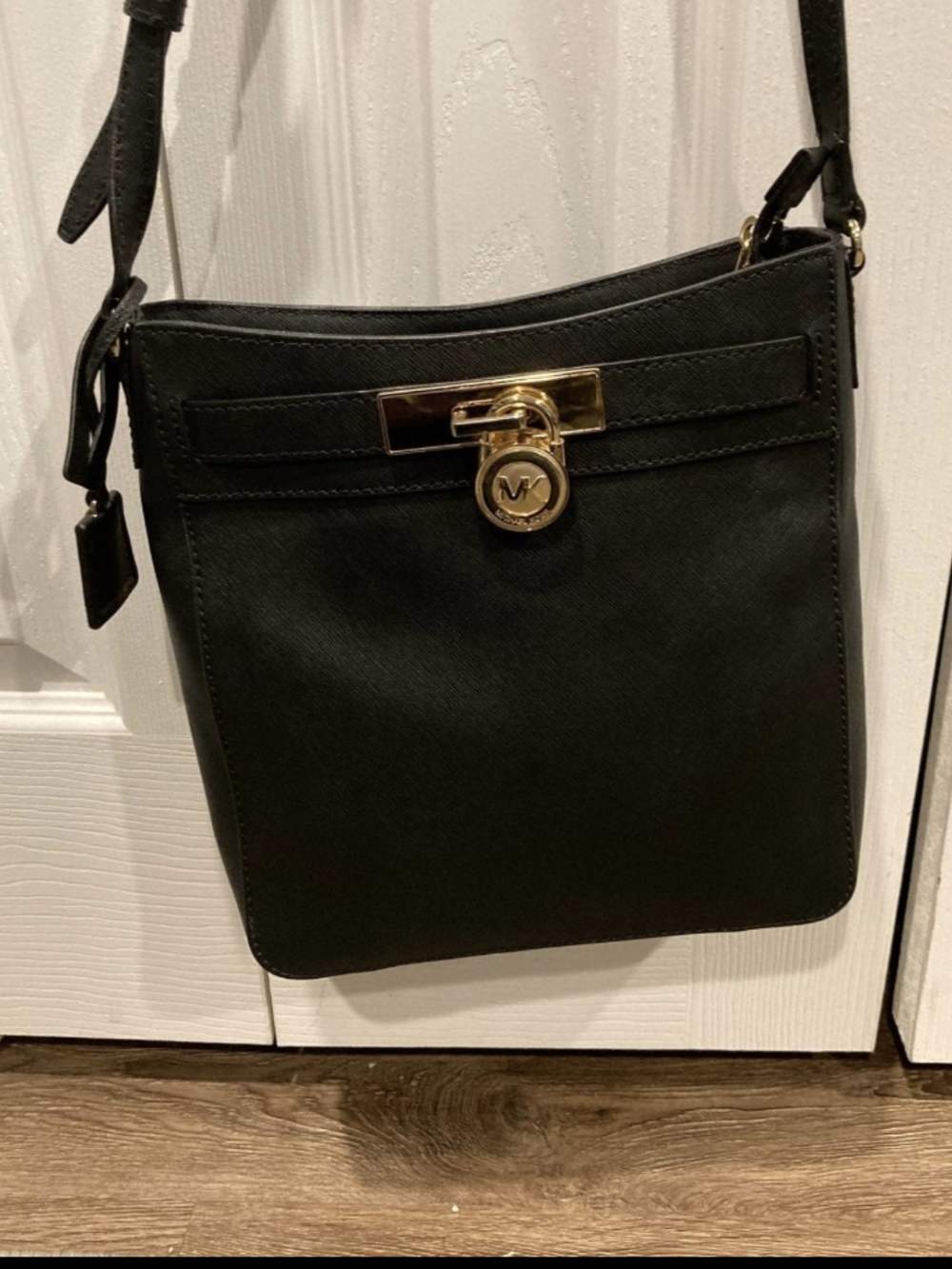 Michael Kors Hamilton Saffiano Leather  Crossbody Bag